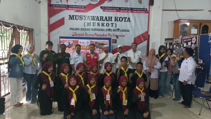 12 Anggota PMR dari 7 Sekolah Ikuti Pemilihan FORPIS Kota Langsa 2026-2027