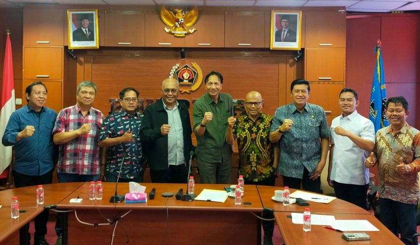 Perkuat Tekad, Austin Tumengkol Sowan ke PWI Pusat, Ini Pesan Cak Munir